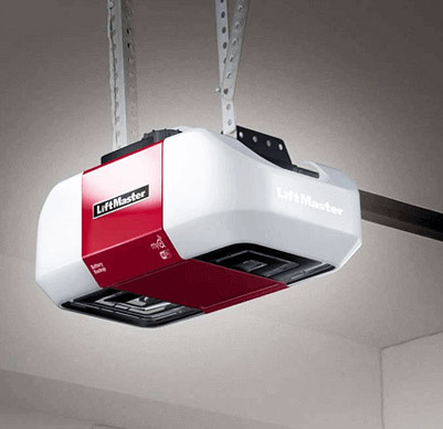 Belt-drive garage door opener unit